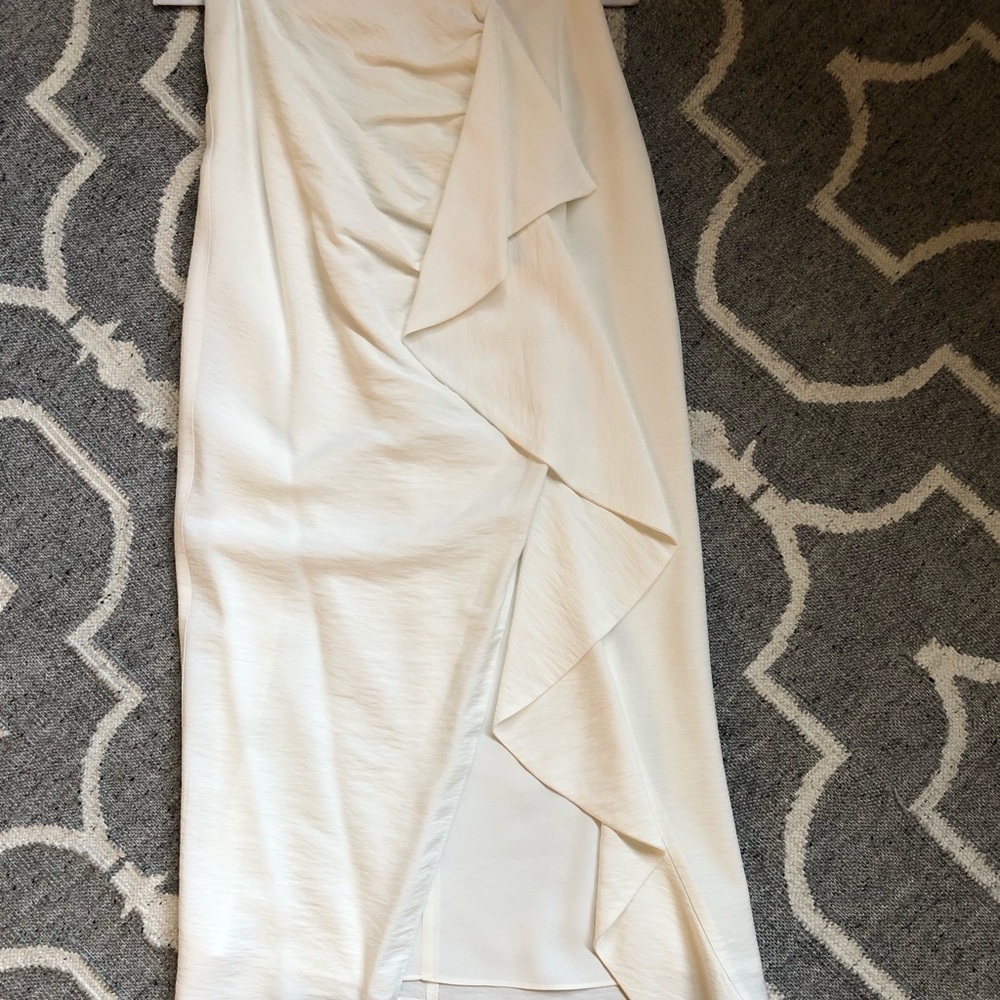 KEEPSAKE the Label White Tiered Midi Skirt
